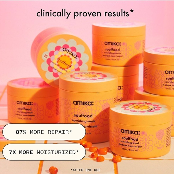 Amika Soulfood Nourishing Mask 3.3oz BRAND NEW/SEALED - Picture 2 of 9